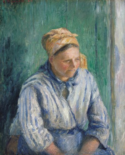 Laveuse, étude - Camille Jacob Pissarro